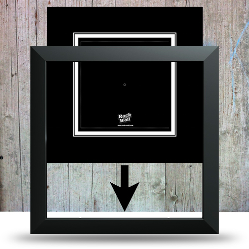 Achat de cadres pour disques vinyles Rock on wall