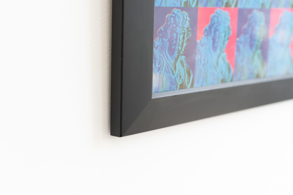 Cadre noir pour disque vinyle Rock on Wall