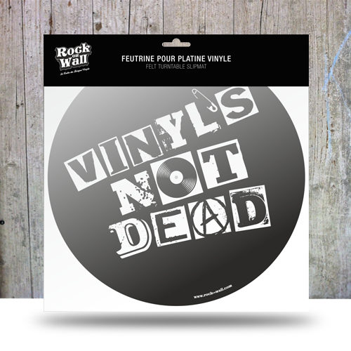 Feutrine Not Dead platine vinyle