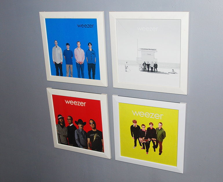Serie-Disque-Vinyle-Weezer-Rock-on-Wall
