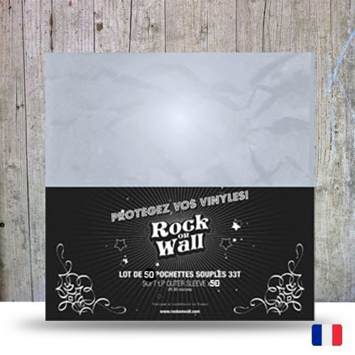 Pochettes souples pour disques vinyles 33T - Rock on Wall