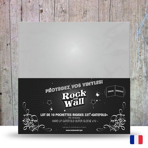 LOT 1000 POCHETTES PROTECTION PLASTIQUE 33T POUR ALBUM SIMPLE DOUBLE ET  GATEFOLD