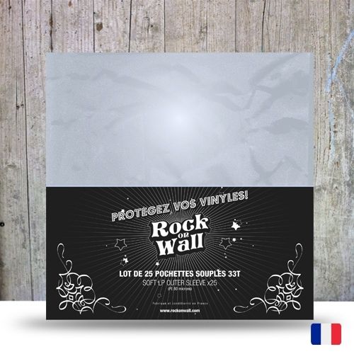 Pochette Plastique 33T, Pochette Souple de Protection Vinyle