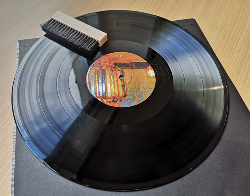 Collecteur De Poussière pour Stylet Audio YOKING Brosse pour Disque en Bois Massif Brosse pour Tampon Nettoyant pour Disque Vinyle LP Antistatique 