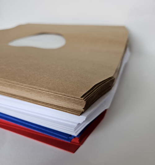 pochettes intérieures disque vinyle 33T bleu