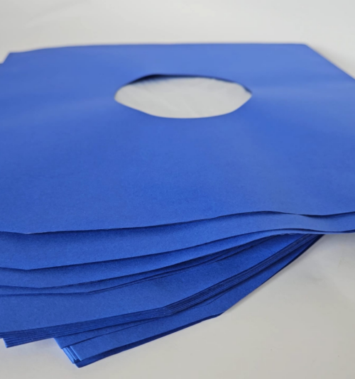 pochettes intérieures disque vinyle 33T bleu