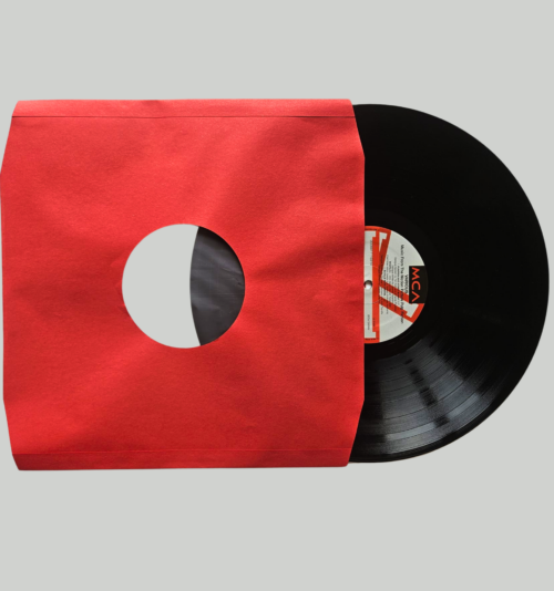 pochettes interieures 33T rouges disque vinyle