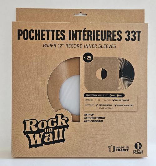 pochettes intérieures 33T kraft
