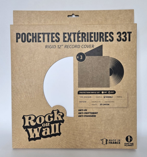 étui pochettes gatefold blanches