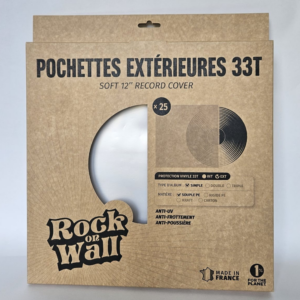 etui pochettes extérieures souples 33t
