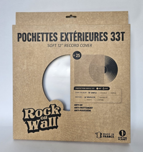 etui pochettes extérieures souples 33t